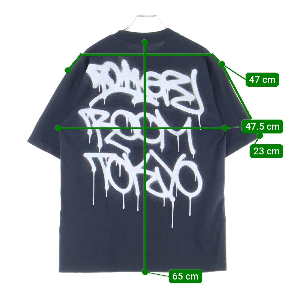 BOILER ROOM(ボイラールーム) BOILER ROOM ボイラールーム バックロゴ 半袖Tシャツ ブラック