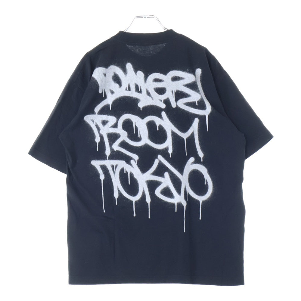 BOILER ROOM(ボイラールーム) BOILER ROOM ボイラールーム バックロゴ 半袖Tシャツ ブラック