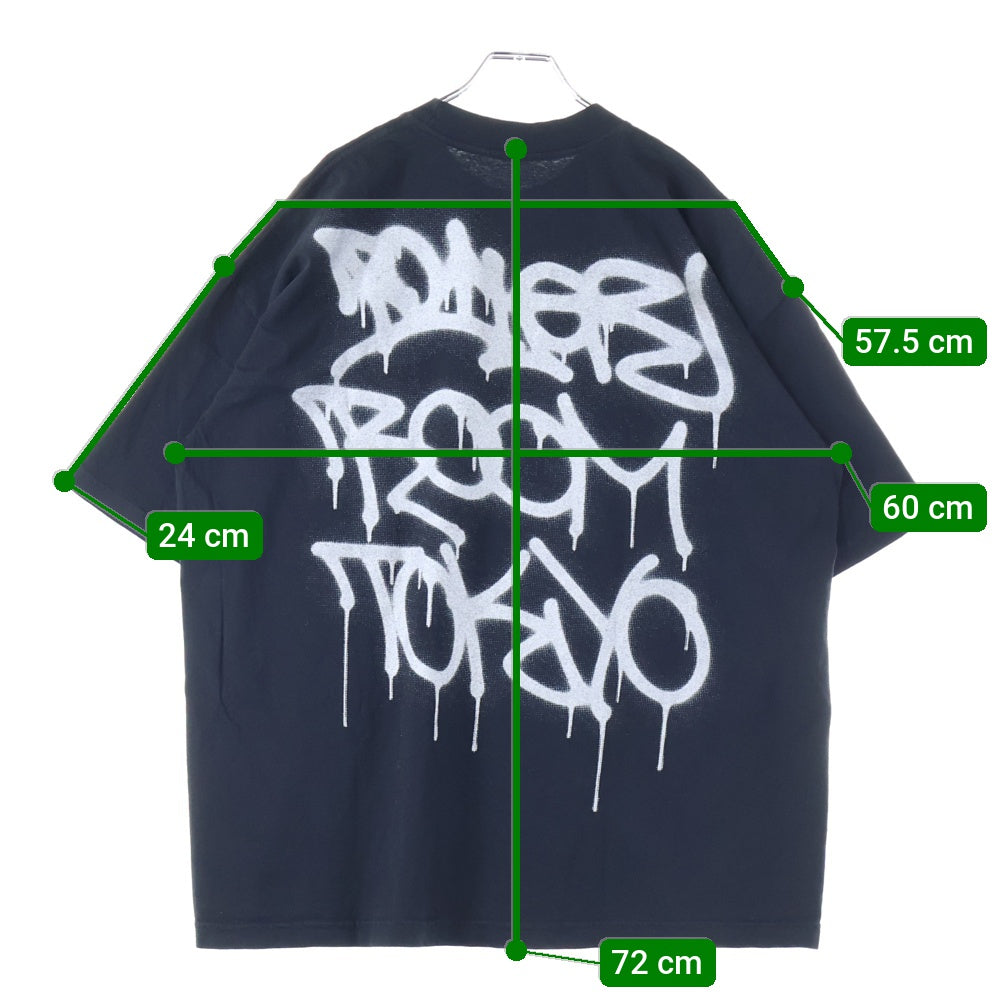 BOILER ROOM(ボイラールーム) BOILER ROOM ボイラールーム バックロゴ 半袖Tシャツ ブラック