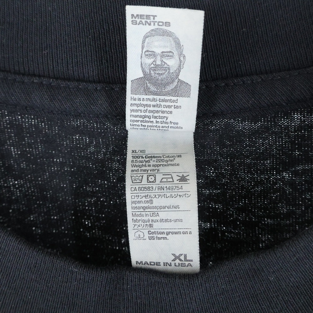 NO BRAND(ノーブランド) BOILER ROOM ボイラールーム バックロゴ 半袖Tシャツ ブラック