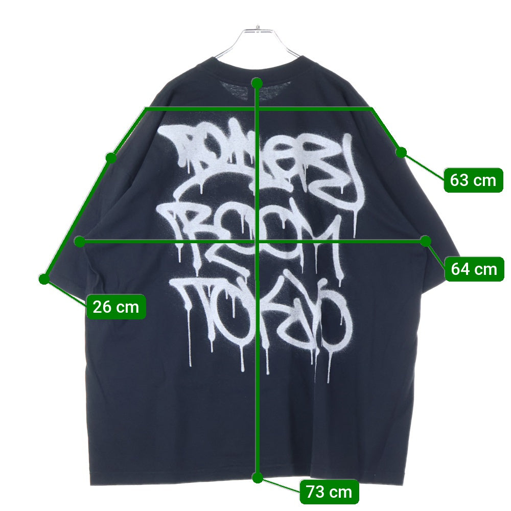 BOILER ROOM(ボイラールーム) BOILER ROOM ボイラールーム バックロゴ 半袖Tシャツ ブラック