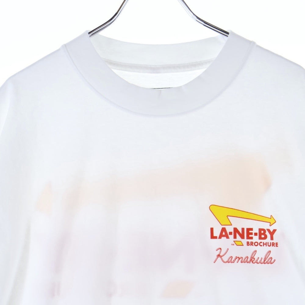 LANE BY BROCHURE(レーンバイブローシュアー) BURGER TEE バーガー 半袖Tシャツ ホワイト
