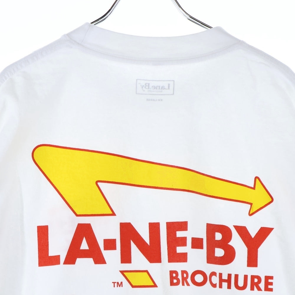LANE BY BROCHURE(レーンバイブローシュアー) BURGER TEE バーガー 半袖Tシャツ ホワイト
