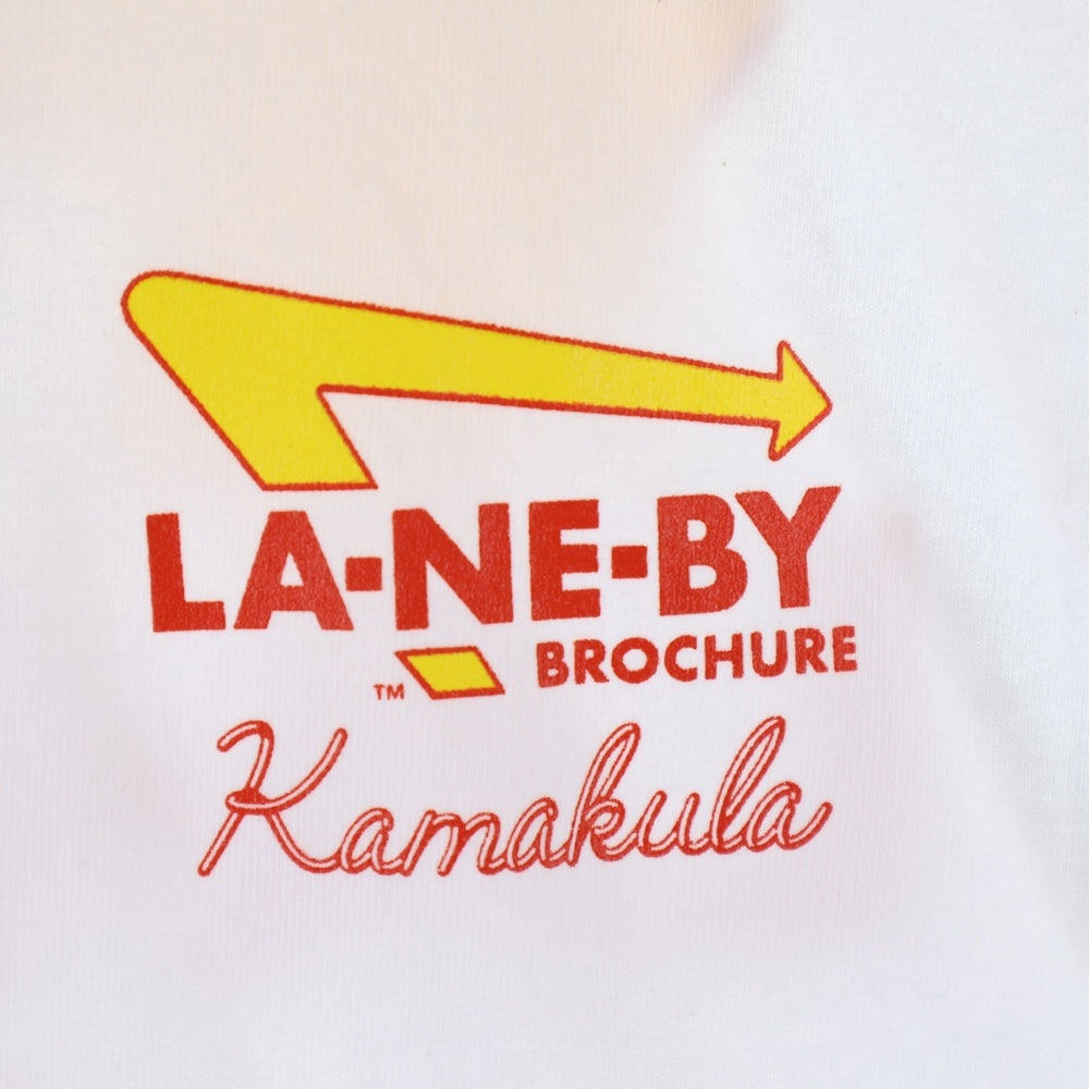 LANE BY BROCHURE(レーンバイブローシュアー) BURGER TEE バーガー 半袖Tシャツ ホワイト