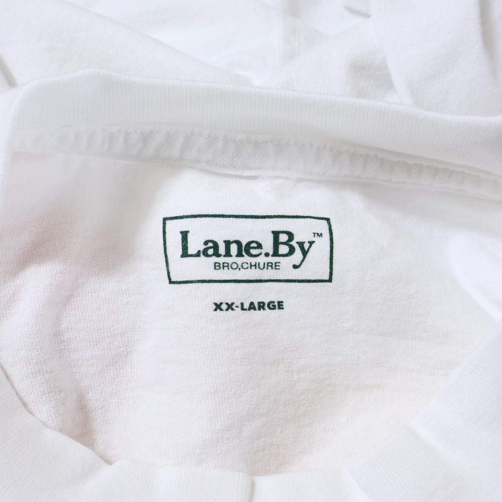 LANE BY BROCHURE(レーンバイブローシュアー) BURGER TEE バーガー 半袖Tシャツ ホワイト