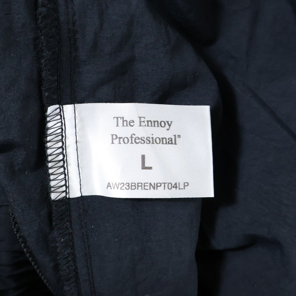 The Ennoy Professional(エンノイプロフェッショナル) ×スタイリスト私物 シャカシャカセットアップ トラックジャケット トラックパンツ ブラック