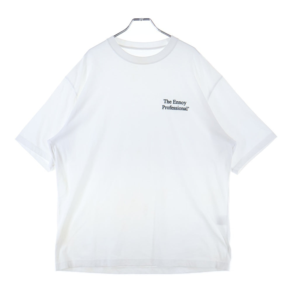 The Ennoy Professional(エンノイプロフェッショナル) ロゴ刺繍 半袖Tシャツ ホワイト SS21BRENCT02NTL