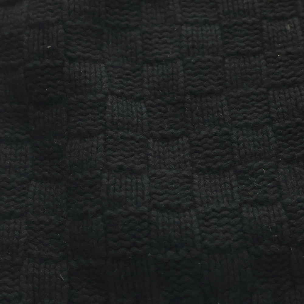 LOUIS VUITTON(ルイヴィトン) ダミエ エシャルプヘルシンキ カシミヤマフラー ストール ブラック 408793