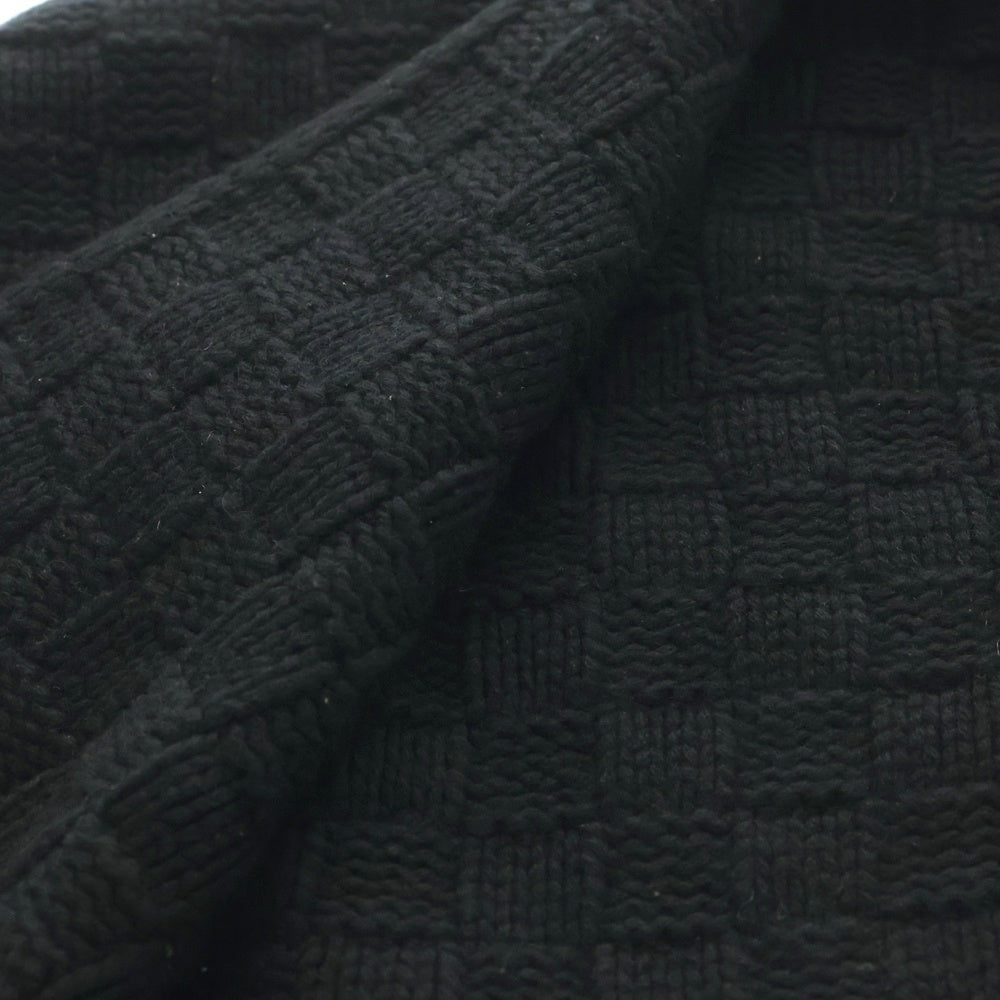 LOUIS VUITTON(ルイヴィトン) ダミエ エシャルプヘルシンキ カシミヤマフラー ストール ブラック 408793