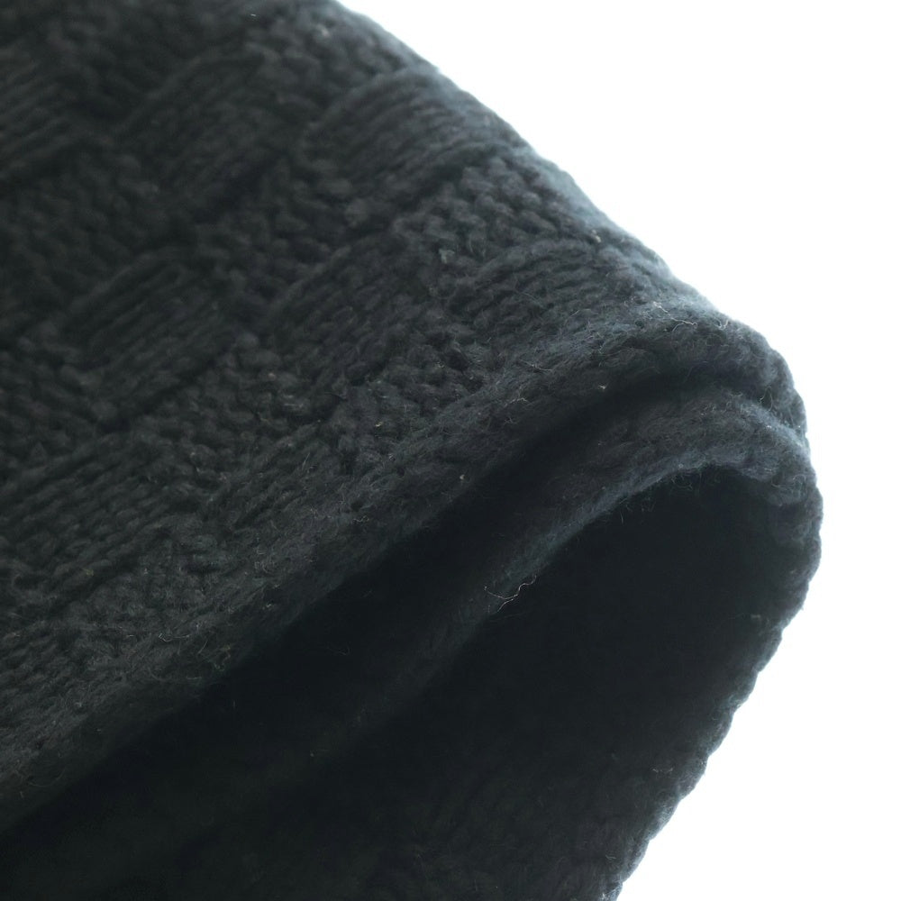 LOUIS VUITTON(ルイヴィトン) ダミエ エシャルプヘルシンキ カシミヤマフラー ストール ブラック 408793