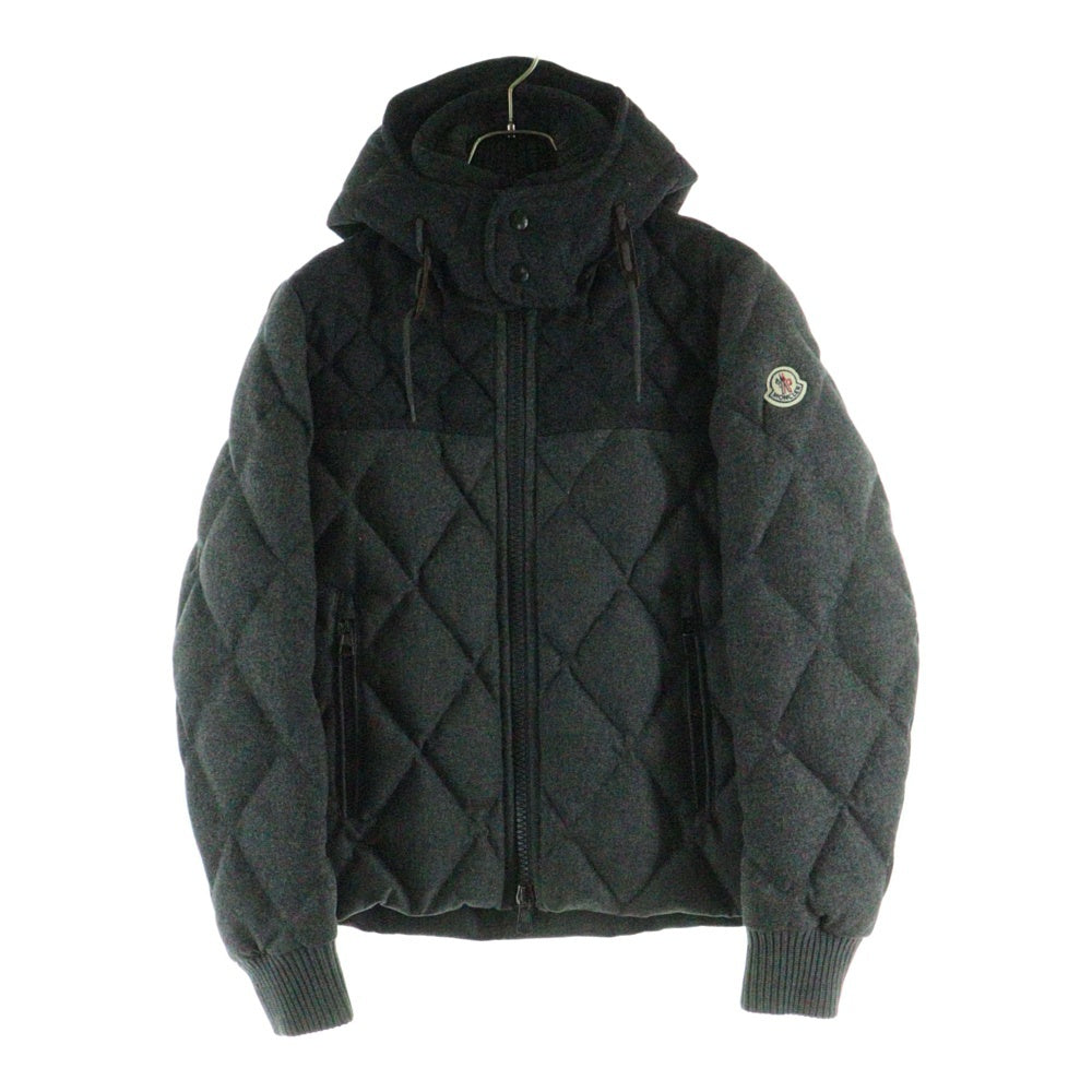MONCLER(モンクレール) LABASTIDE ラバスティード フーデッドジップアップダウンジャケット グレー 420914198885 54233