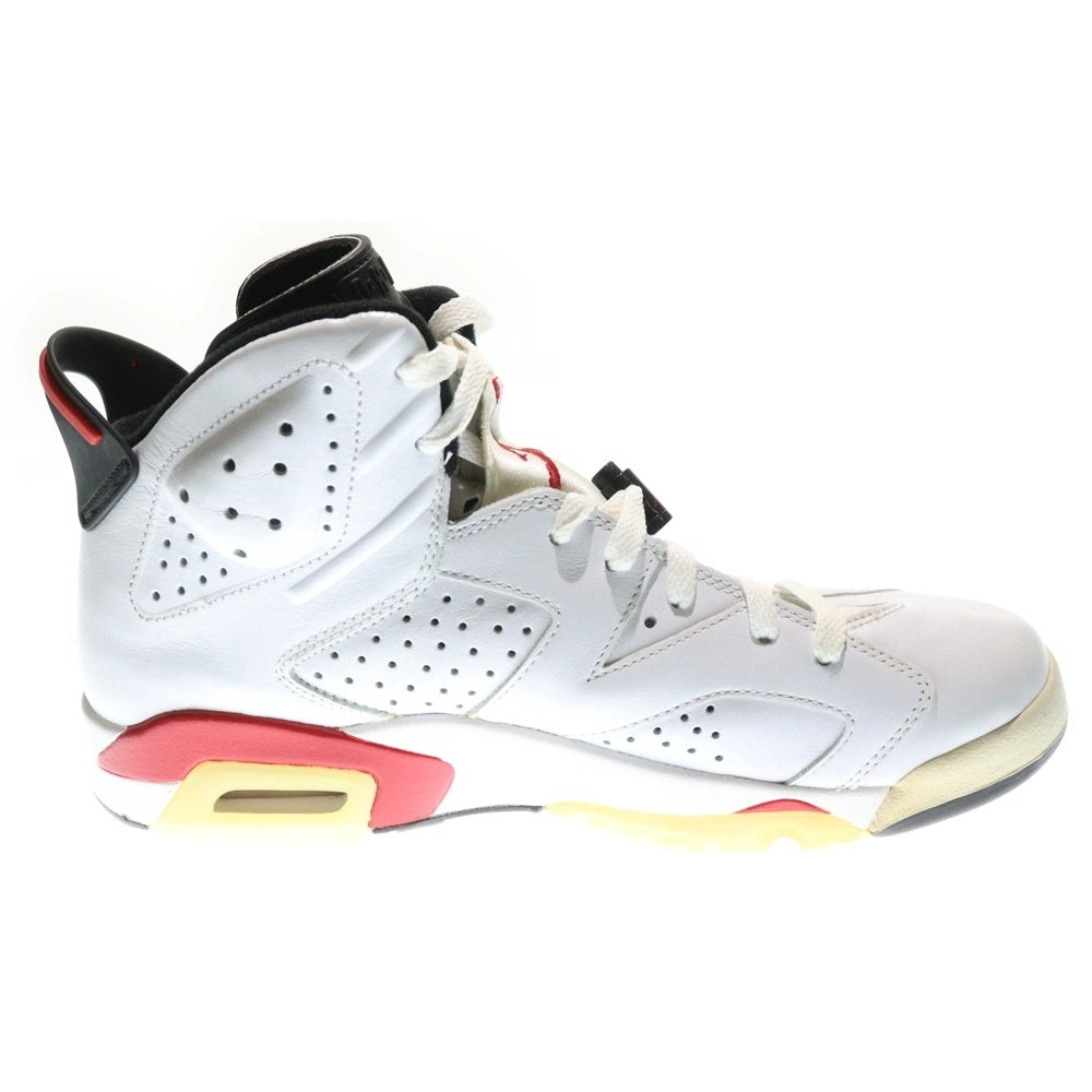 NIKE(ナイキ) 【観賞用 2010年製】 AIR JORDAN 6 RETRO BULLS エア ジョーダン6 ブルズ ハイカットスニーカー ホワイト SU9.5/27.5cm 384664-102