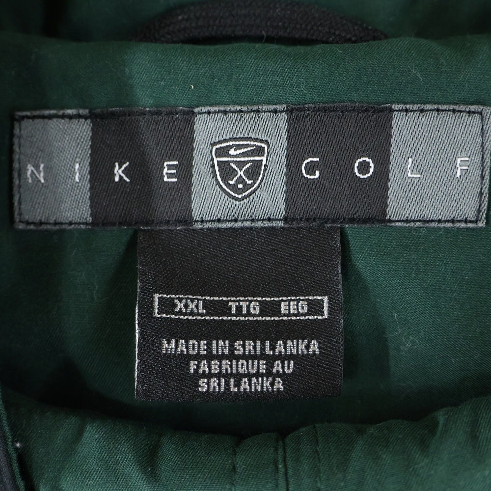 NIKE(ナイキ) ダブルポケット ジップアップ ナイロンジャケット ブラック