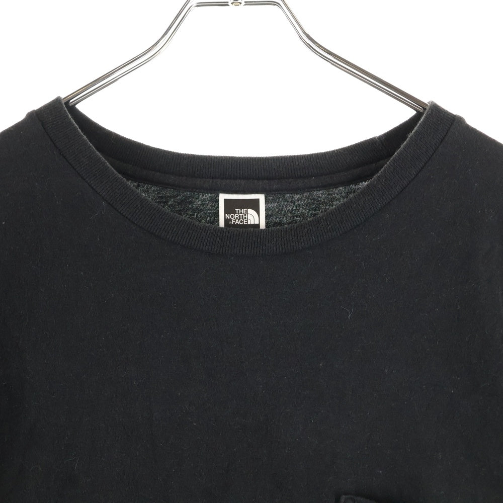SUPREME(シュプリーム) 23SS ×THE NORTH FACE ノースフェイス 胸ロゴデザイン クルーネック カットソー 半袖Tシャツ ブラック NT02309I
