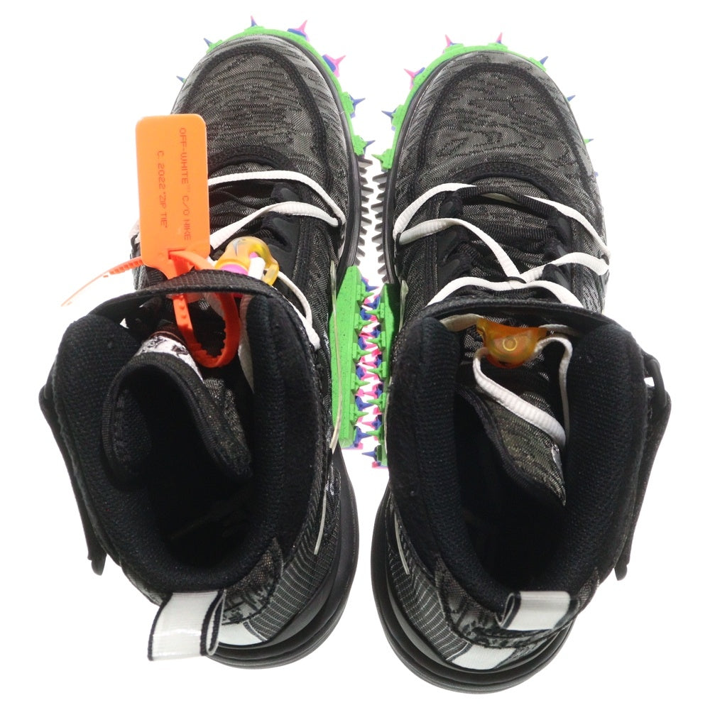 NIKE(ナイキ) ×Off-White AIR FORCE 1 MID オフホワイト エアフォース1 ミッドカットスニーカー レディース ブラック US11/29cm DO6290-001