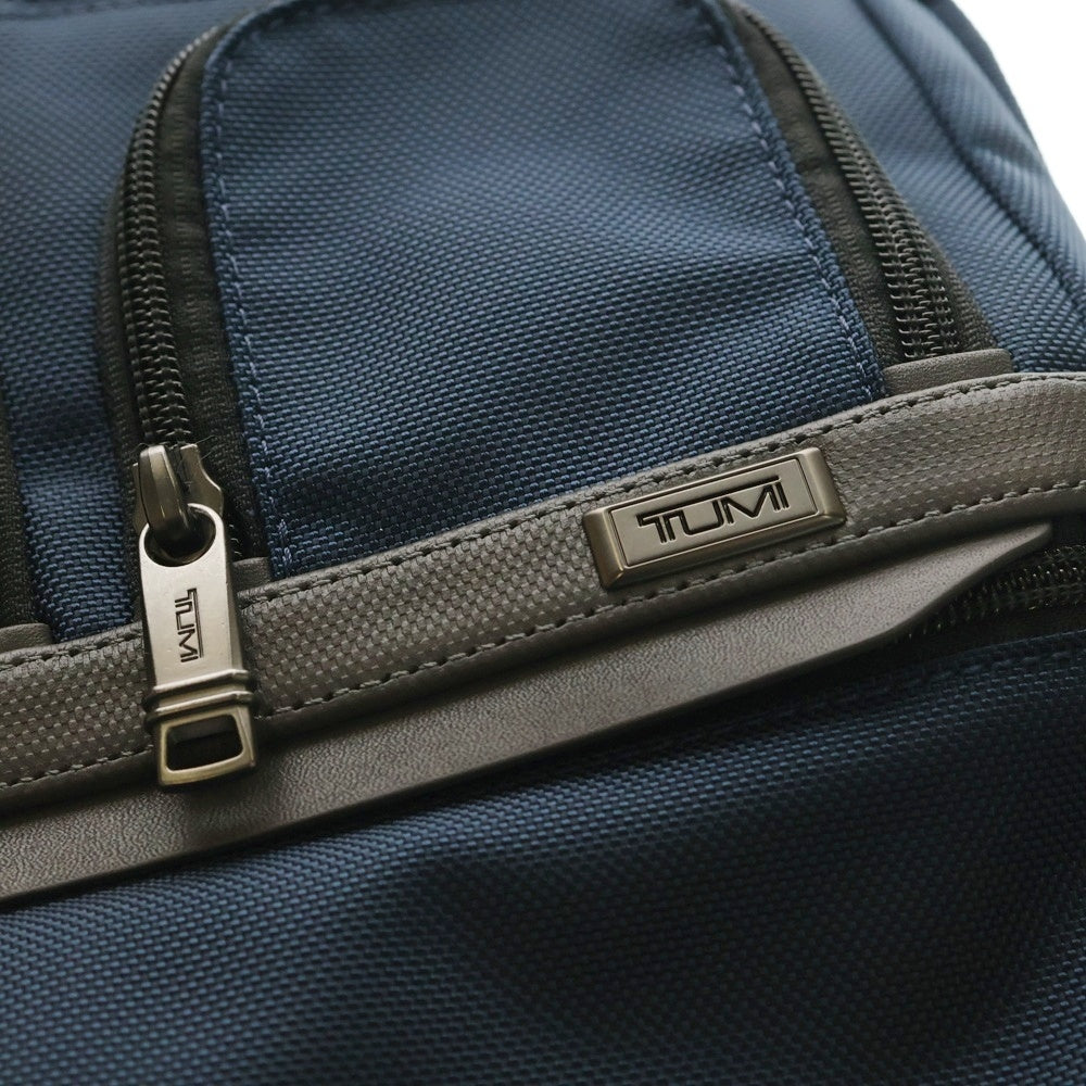 TUMI(トゥミ) ALPHA 3 アルファ 3 エクスパンダブル オーガナイザー ラップトップ ブリーフ 2WAY マルチポケット ショルダー ハンドバッグ ネイビー TUM0020