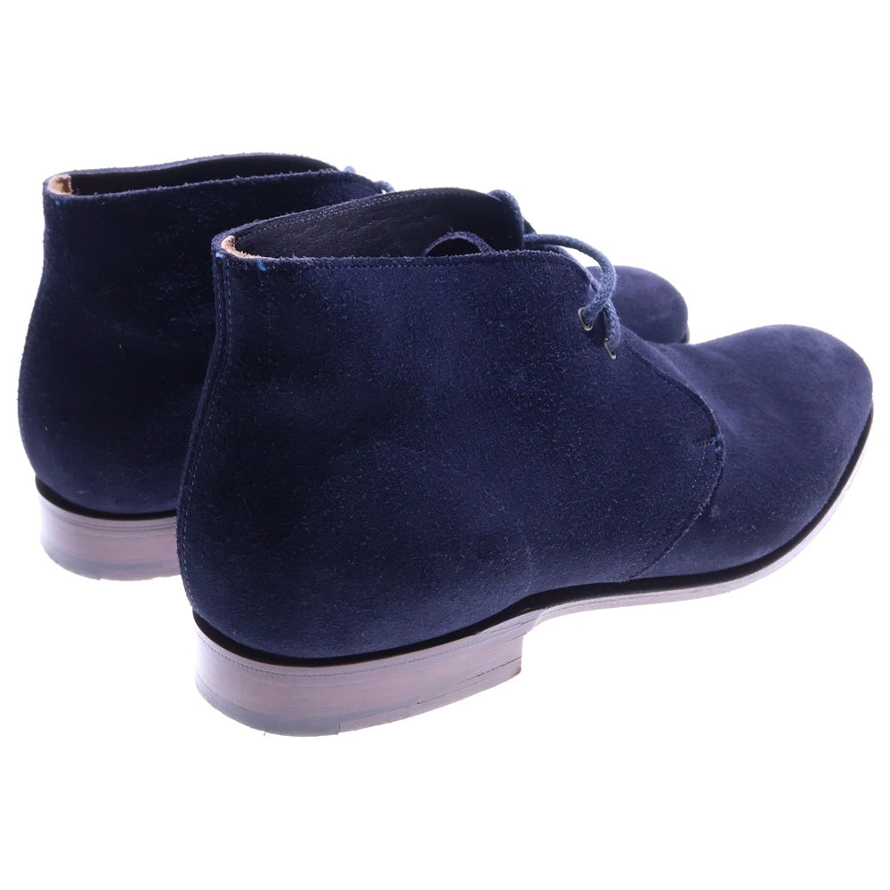 Church's(チャーチ) RYDER ライダー プレーントゥ スエード レザー チャッカブーツ ネイビー Y306081