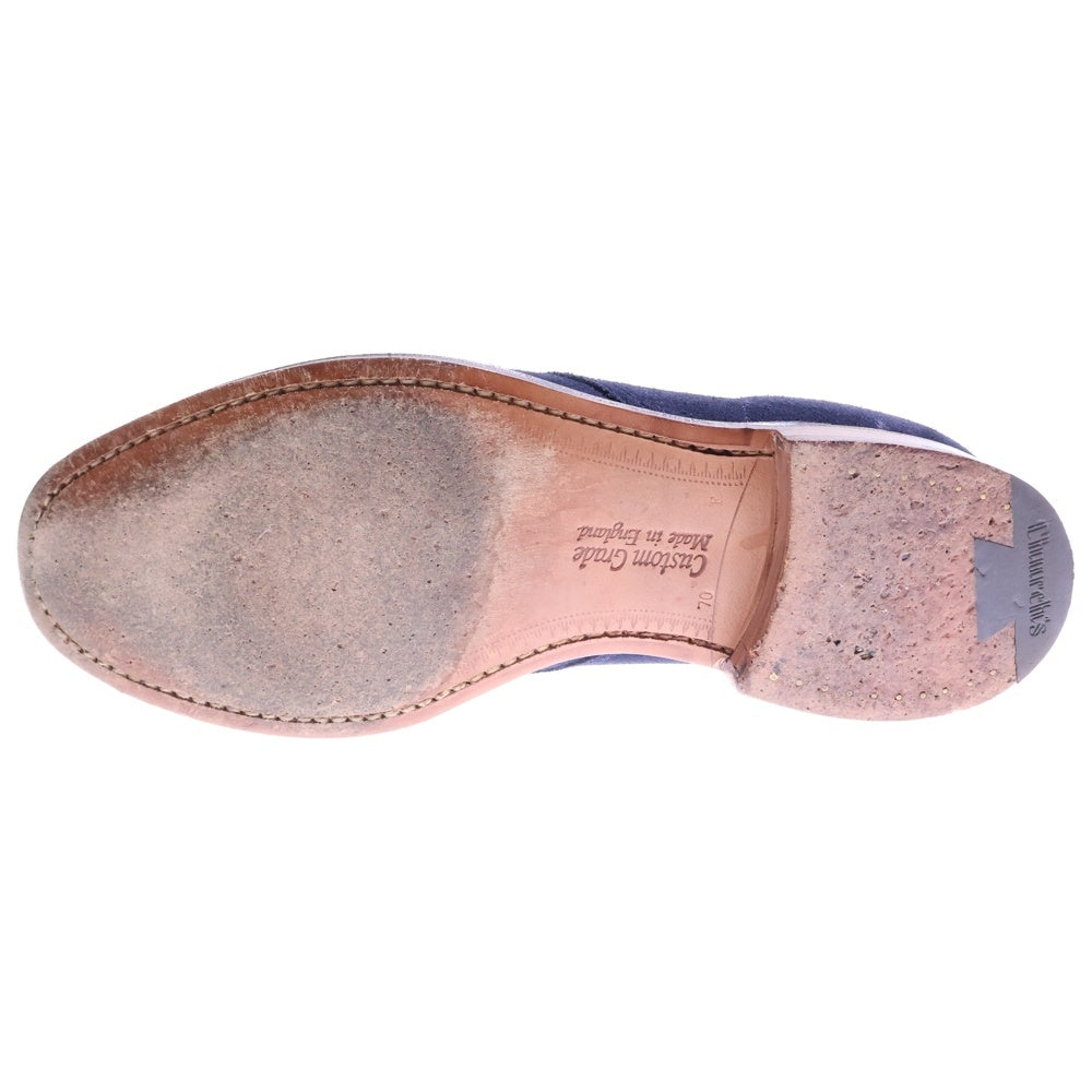 Church's(チャーチ) RYDER ライダー プレーントゥ スエード レザー チャッカブーツ ネイビー Y306081