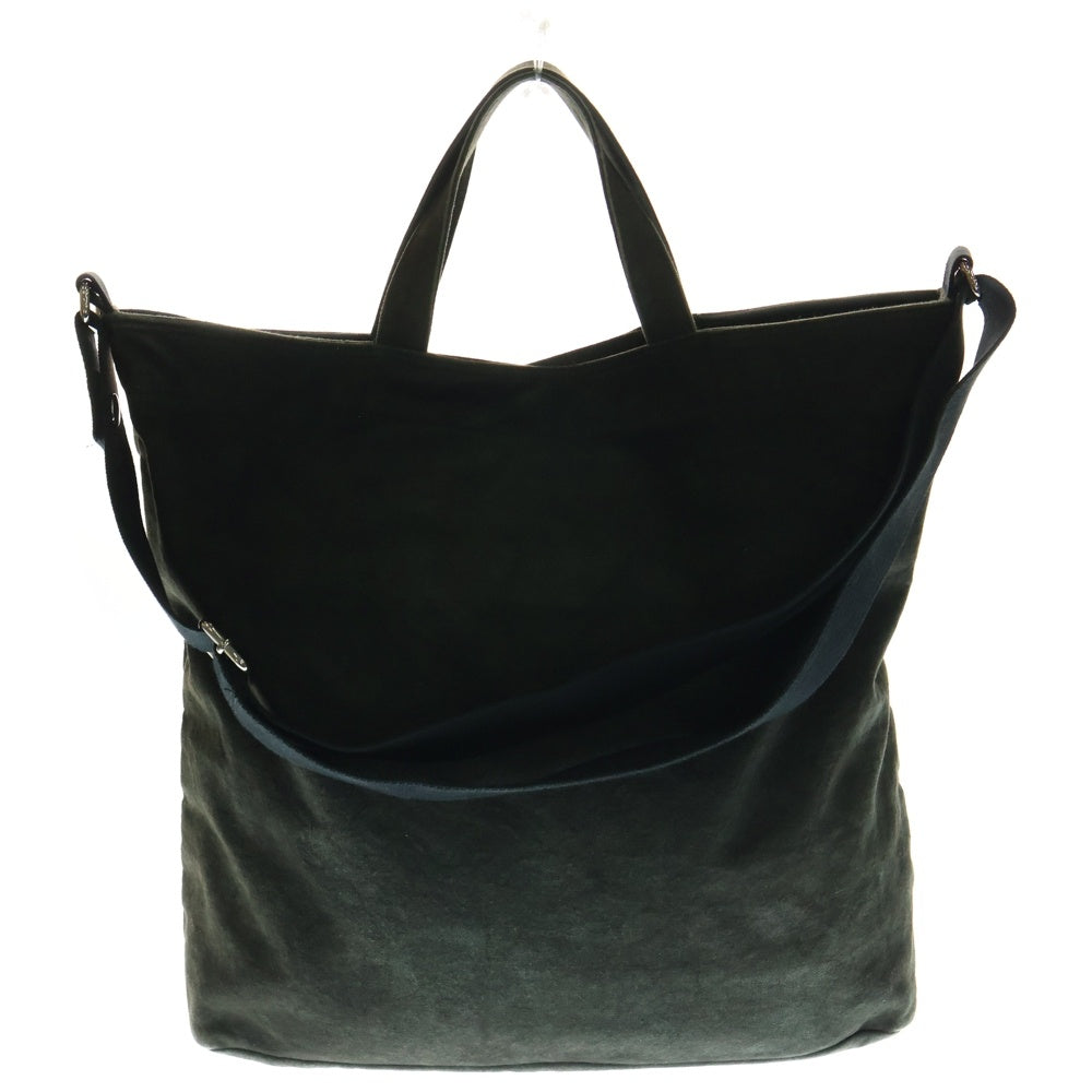 STUSSY(ステューシー) CANVAS CROSSBODY BAG キャンバス生地 ロゴデザイン クロスボディーバック トートバッグ ブラック