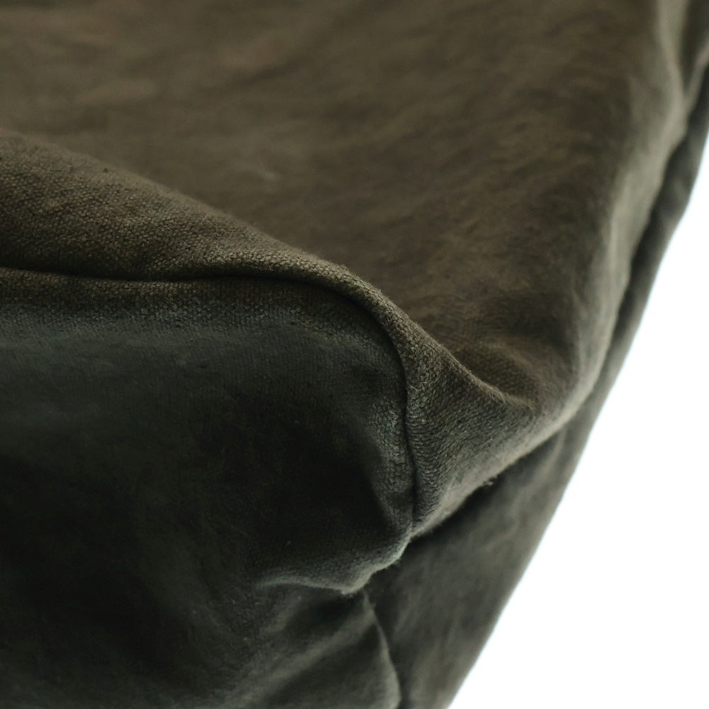 STUSSY(ステューシー) CANVAS CROSSBODY BAG キャンバス生地 ロゴデザイン クロスボディーバック トートバッグ ブラック