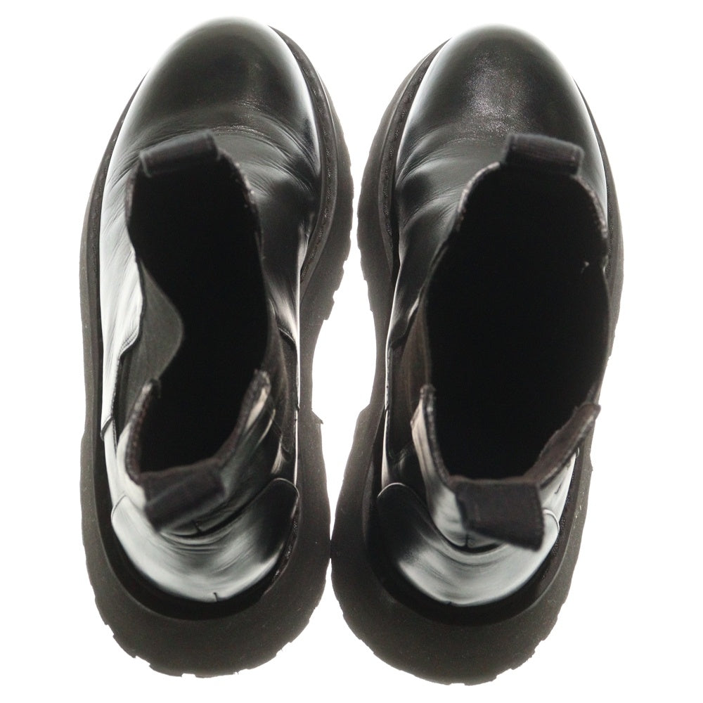 marsell(マルセル) PELLE VITELLO ペッレ ヴィテッロ レザー サイドゴアブーツ ブラック