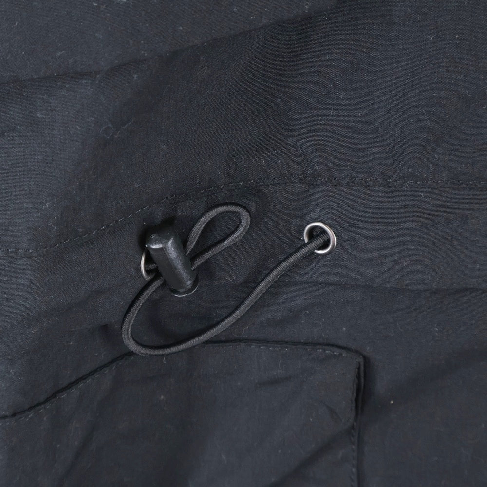 WILLY CHAVARRIA(ウィリーチャバリア) マルチフラップポケット ジップアップ コットン パテットコート ブラック