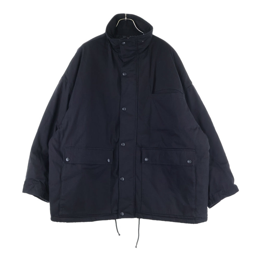 WILLY CHAVARRIA(ウィリーチャバリア) マルチポケット 6B 中綿 ジップアップ ジャケット ブラック