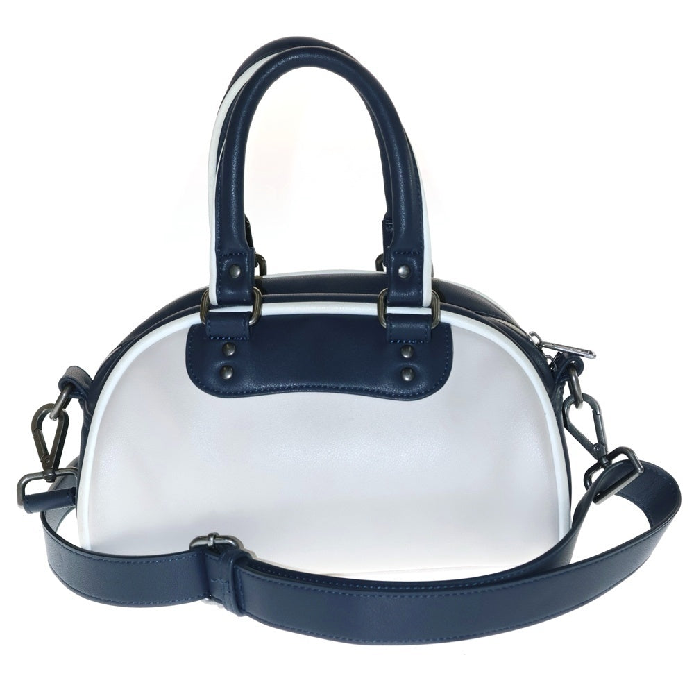 DIESEL(ディーゼル) NERI S ネリ エス 2WAY レザーショルダーバッグ ハンドバッグ ネイビー/ホワイト