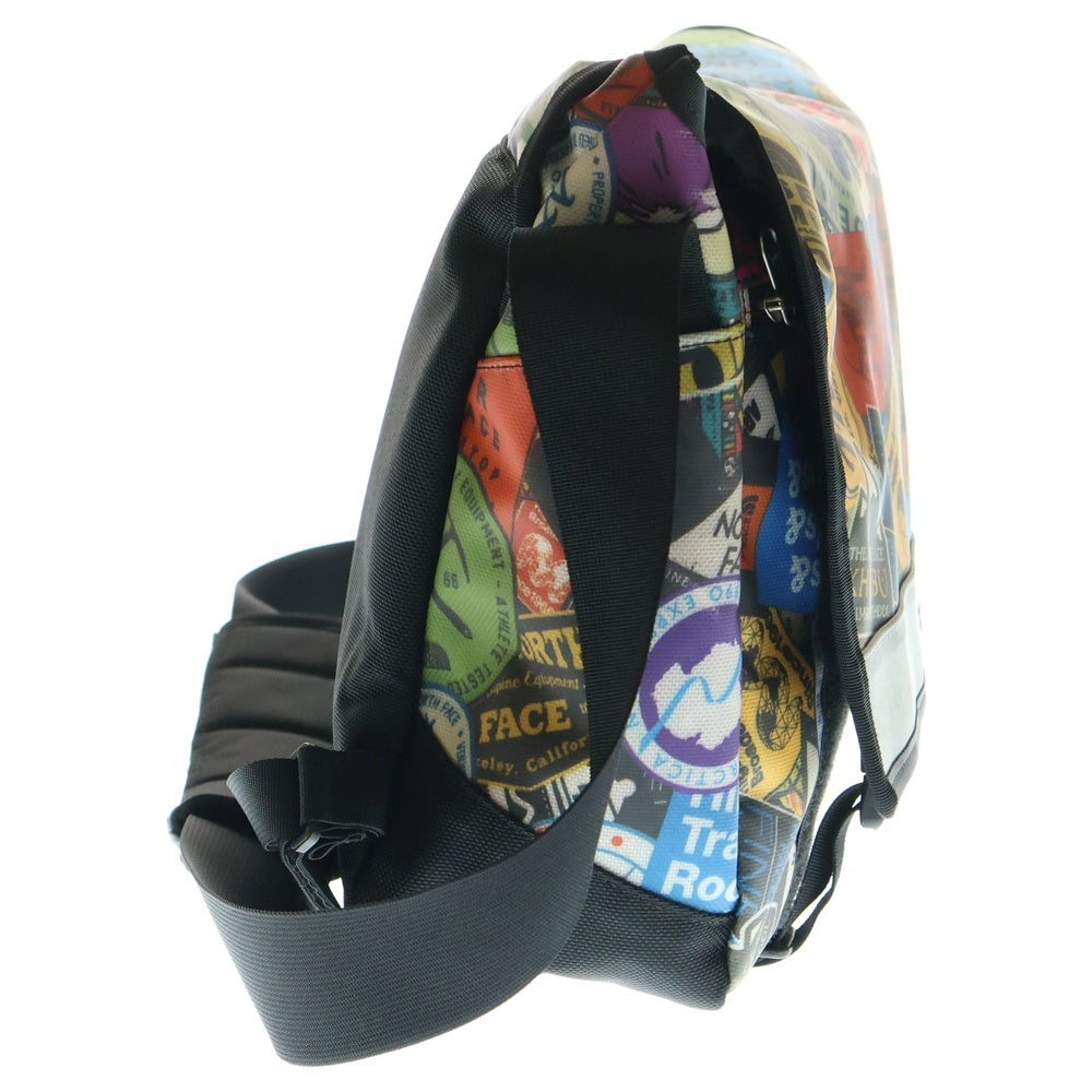THE NORTH FACE(ザノースフェイス) 総柄 ロゴプリント メッセンジャーバッグ ショルダーバッグ マルチカラー NM81704