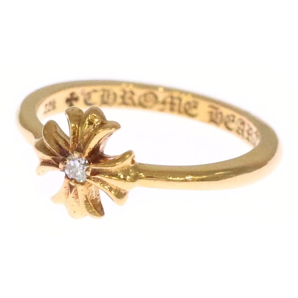 CHROME HEARTS(クロムハーツ) 22K BUBBLGM CH PLS DIA 22KバブルガムCHプラス 1ダイヤ ゴールドリング