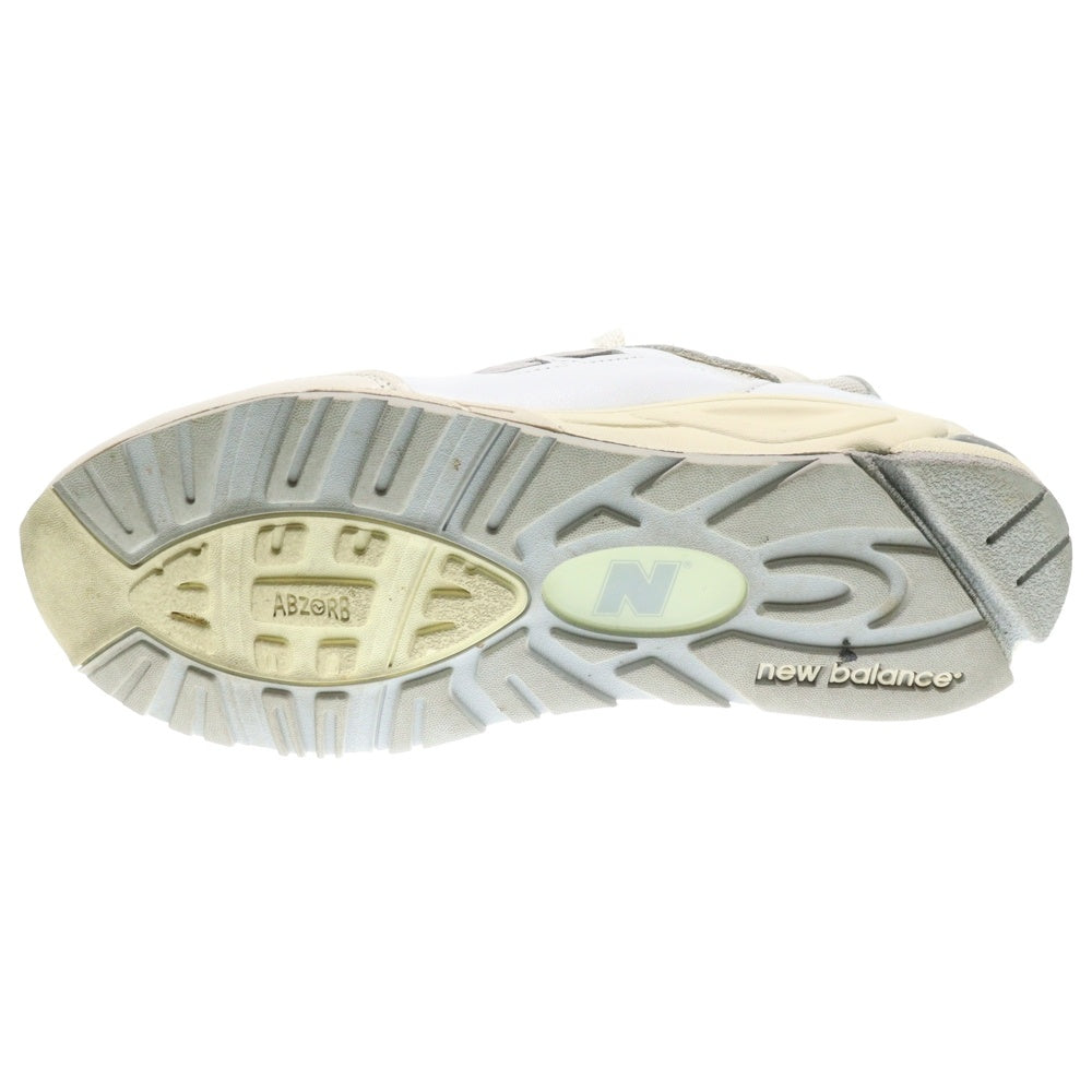 New Balance(ニューバランス) M990TC2 USA製 レザー ローカットスニーカー ホワイト/グレー US9/27cm