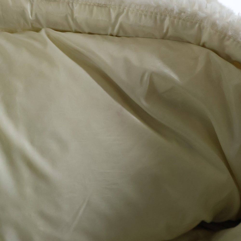 MONCLER(モンクレール) 22AW DAOS ダオス スナップボタン ブラッシュド フーデットダウンジャケット ホワイト レディース H20931A00146