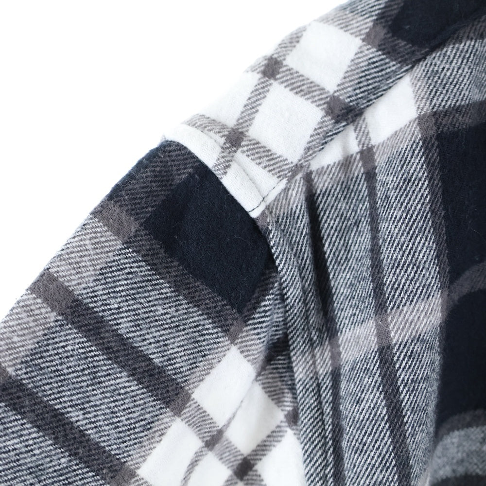 SUPREME(シュプリーム) 21SS ×HYSTERIC GLAMOUR Plaid Flannel Shirt ヒステリックグラマー プレイド フランネル長袖シャツ ブラック/ホワイト