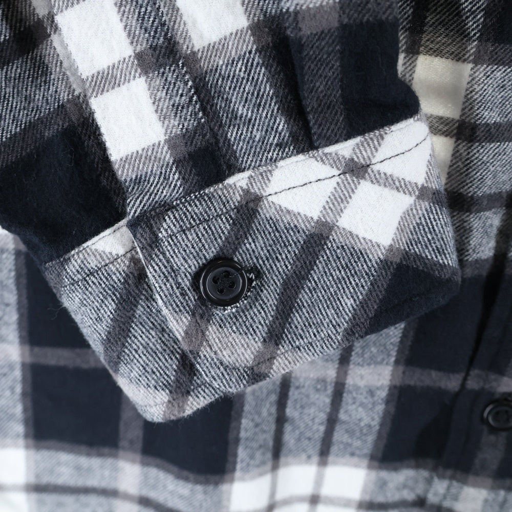 SUPREME(シュプリーム) 21SS ×HYSTERIC GLAMOUR Plaid Flannel Shirt ヒステリックグラマー プレイド フランネル長袖シャツ ブラック/ホワイト
