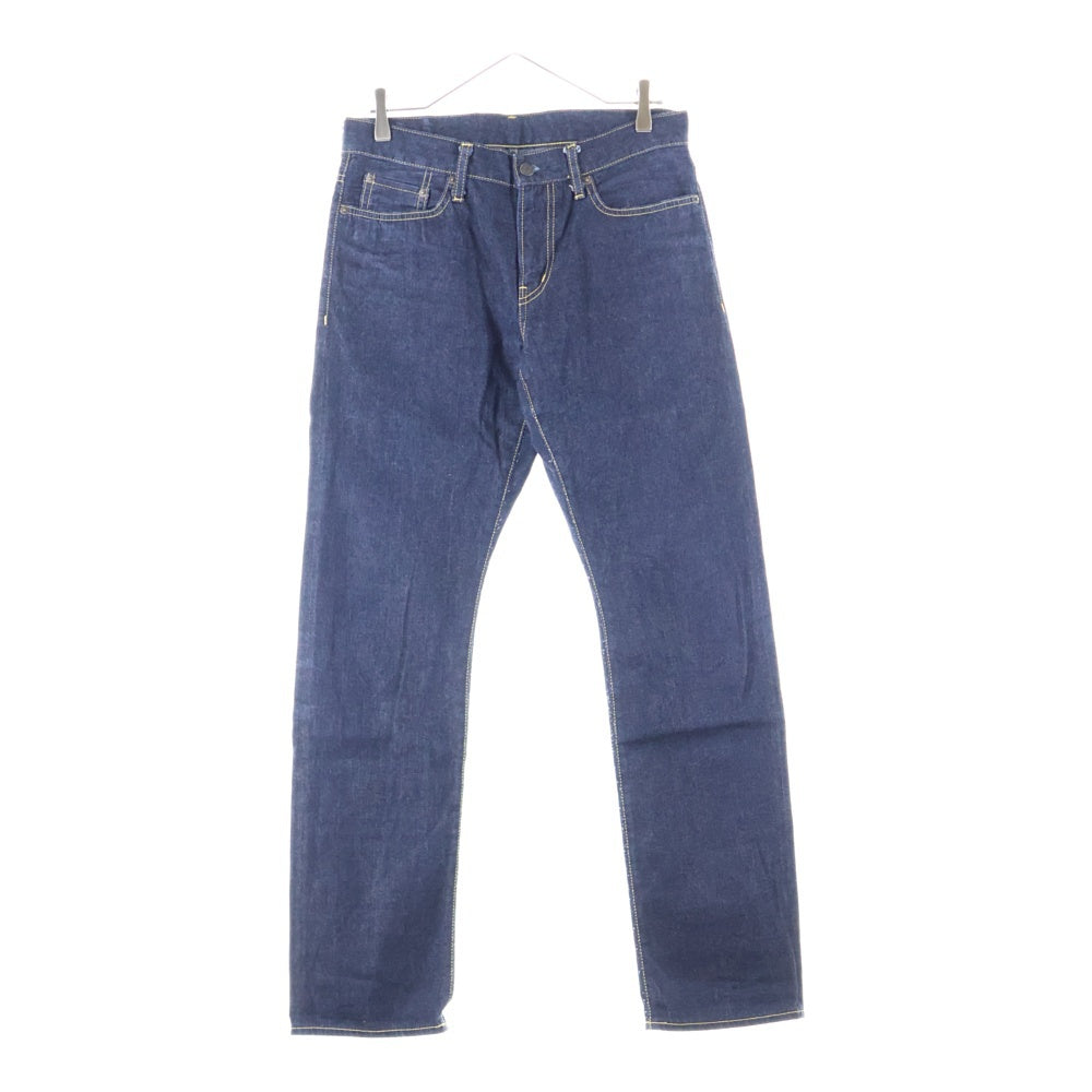 HYSTERIC GLAMOUR(ヒステリックグラマー) ロゴデザインパッチ マルチポケット ジップアップ デニムパンツ インディゴ 02193AP04