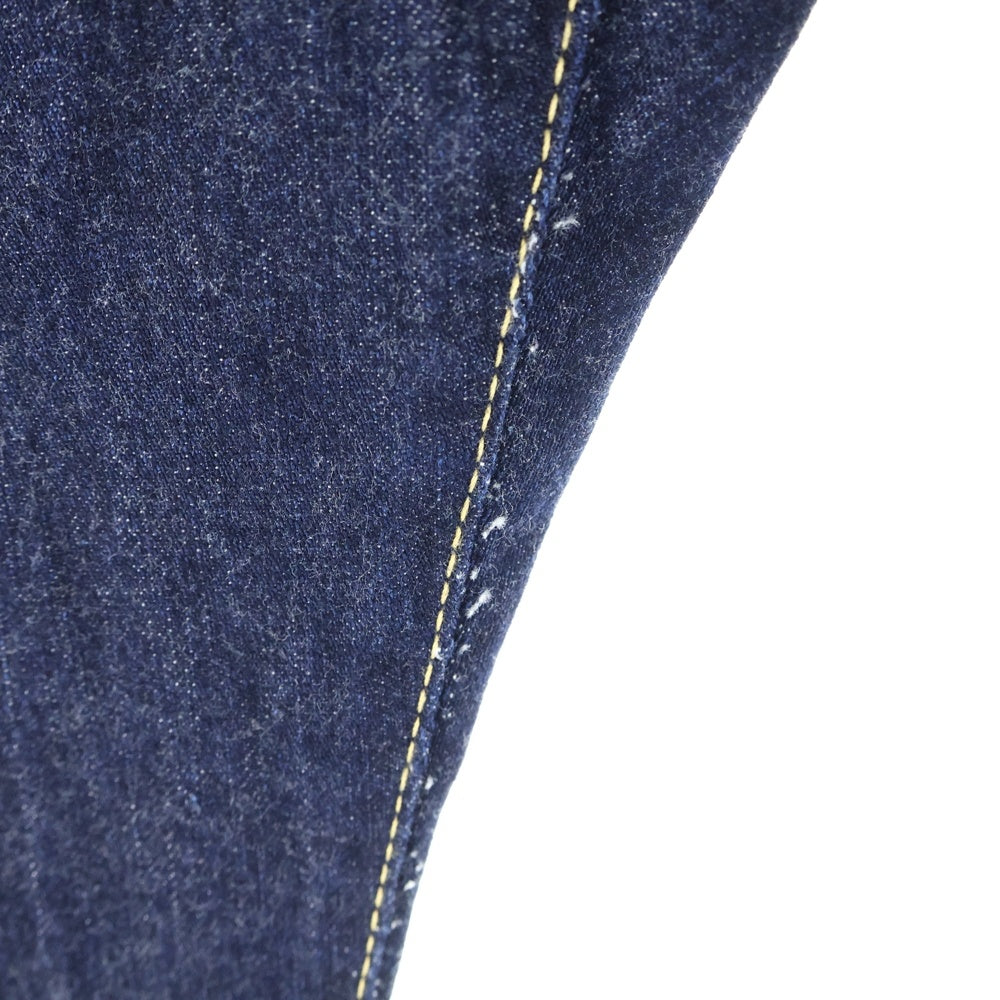 HYSTERIC GLAMOUR(ヒステリックグラマー) ロゴデザインパッチ マルチポケット ジップアップ デニムパンツ インディゴ 02193AP04