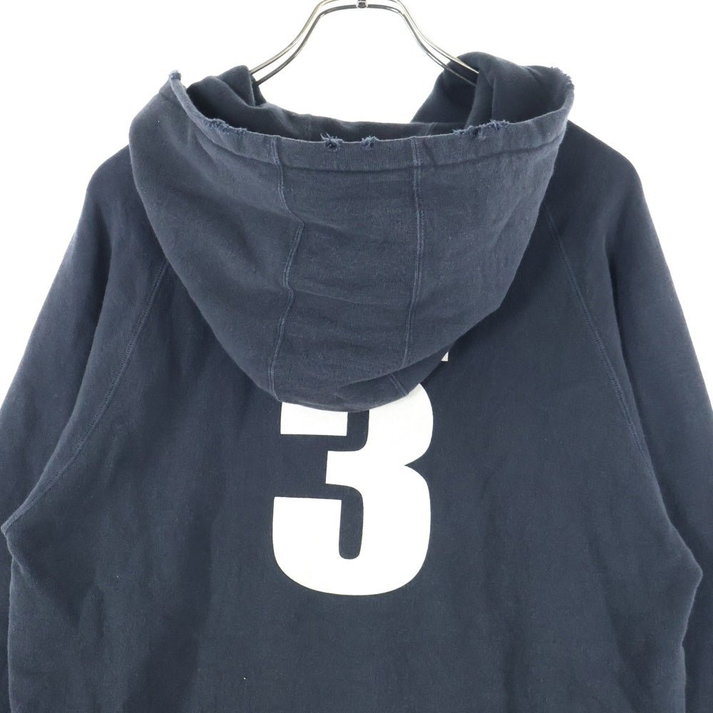 T.M.T(ティーエムティー) YOURS フロントロゴデザイン カンガルーポケット フーデッド スウェット パーカー ブラック