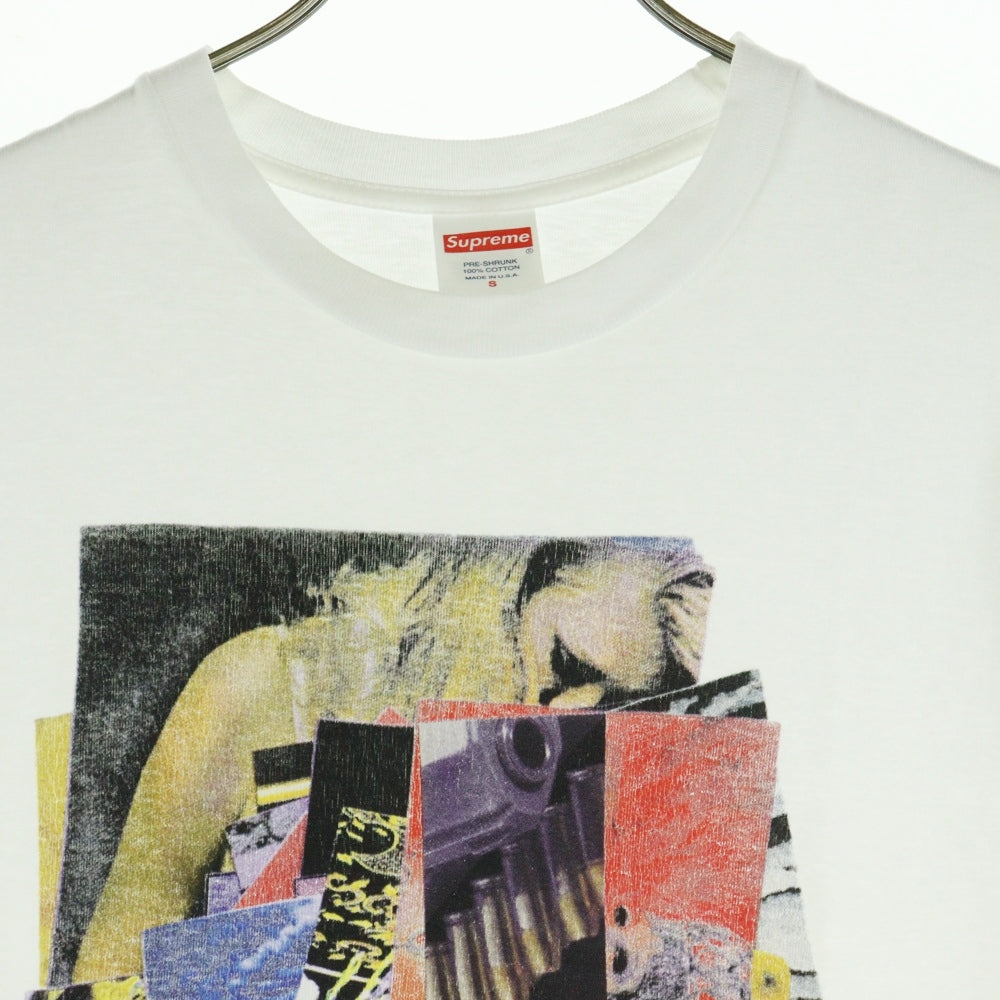 SUPREME(シュプリーム) 21AW Stack Tee スタック クルーネック カットソー 半袖Tシャツ ホワイト