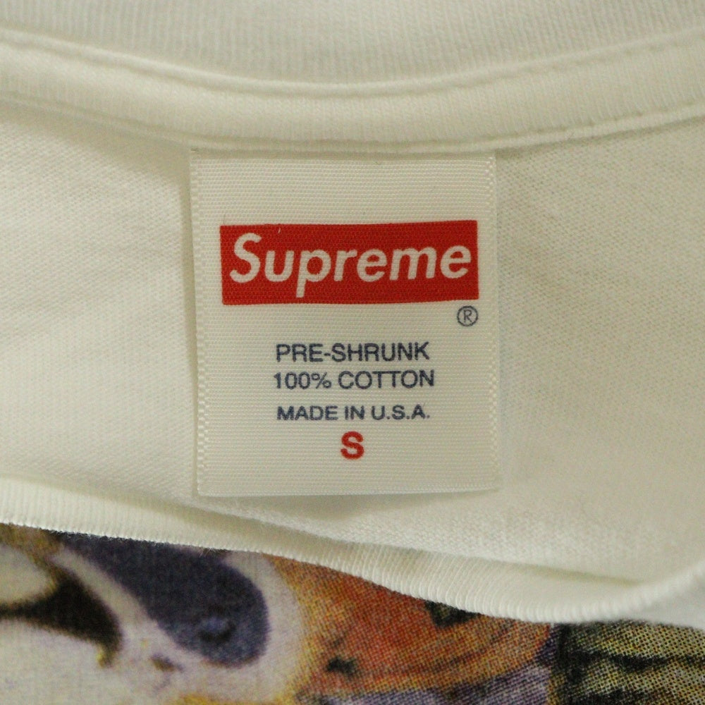SUPREME(シュプリーム) 21AW Stack Tee スタック クルーネック カットソー 半袖Tシャツ ホワイト