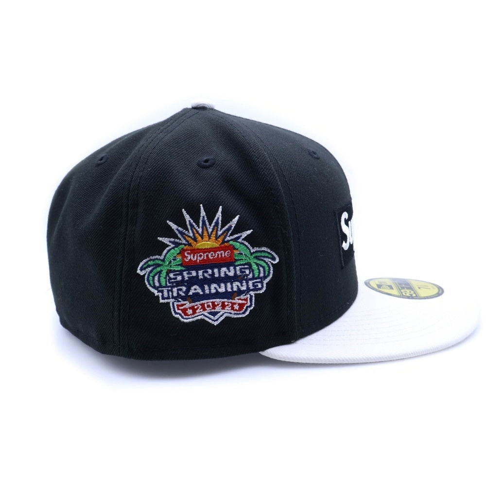 SUPREME(シュプリーム) 22SS × NEW ERA 2-Tone Box Logo ツートーン ボックスロゴ ベースボールキャップ 帽子 ブラック