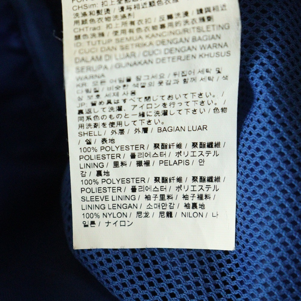 PUMA(プーマ) キャットロゴプリント ジップアップ フーデットシェルジャケット ブルー/ホワイト 590981