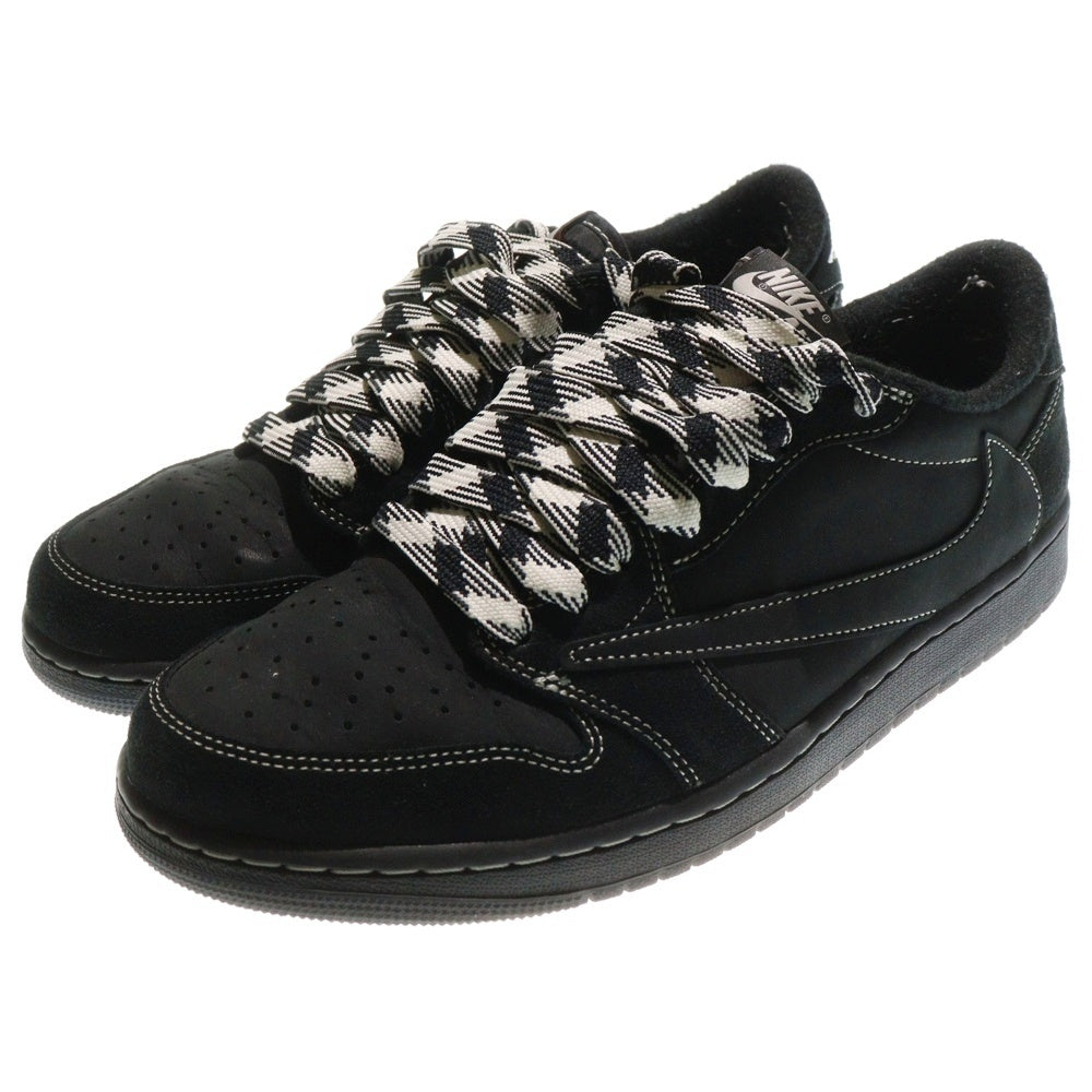 NIKE(ナイキ) ×TRAVIS SCOTT AIR JORDAN 1 LOW OG SP トラヴィススコット エアジョーダン1 ブラックファントム ローカットスニーカー ブラック US11/29cm DM7866-001