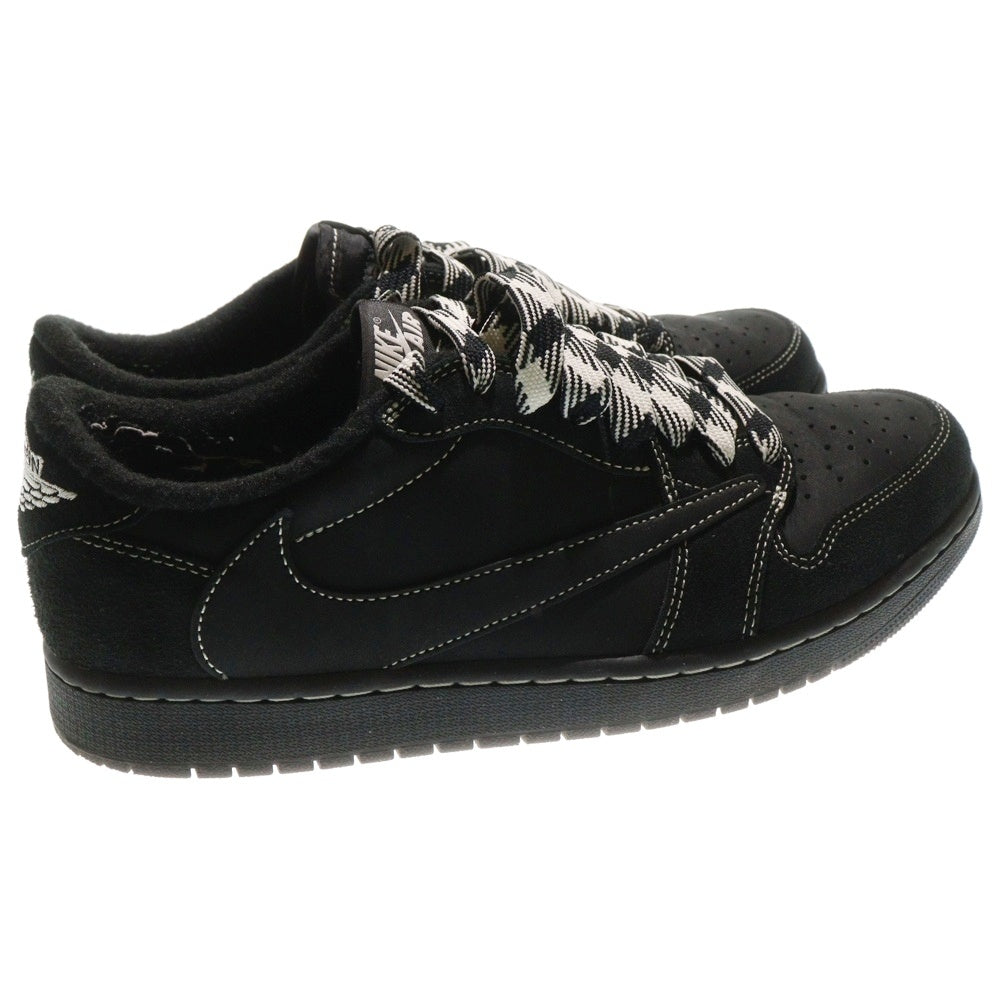 NIKE(ナイキ) ×TRAVIS SCOTT AIR JORDAN 1 LOW OG SP トラヴィススコット エアジョーダン1 ブラックファントム ローカットスニーカー ブラック US11/29cm DM7866-001