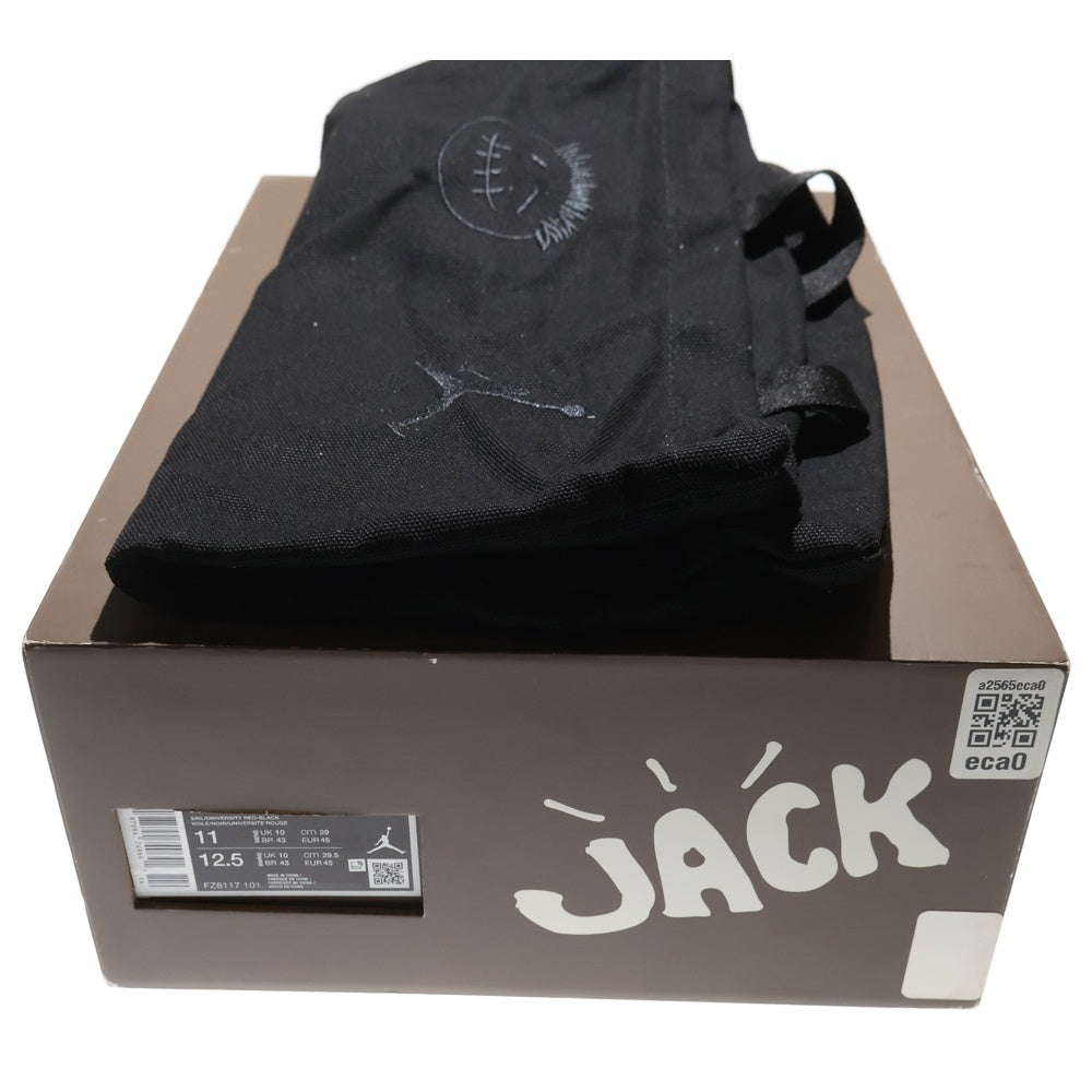 NIKE(ナイキ) ×TRAVIS SCOTT JORDAN JUMPMAN JACK TR UNIVERSITY RED トラヴィススコット ジョーダン ジャンプマンジャック ローカットスニーカー US11/29cm FZ8117-101