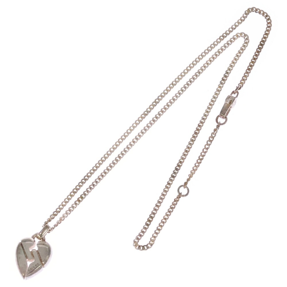 GUCCI(グッチ) ハートモチーフ シルバーペンダントネックレス シルバー レディース 313463 J8400 8106