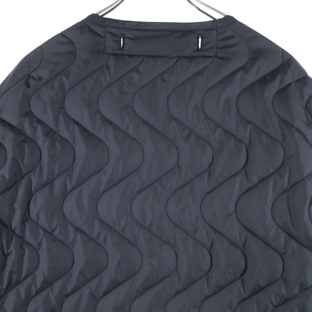 NO BRAND(ノーブランド) KAIKI 23AW ウェーブ キルティング ロング ライナー コート レディース ブラック KA232-QU