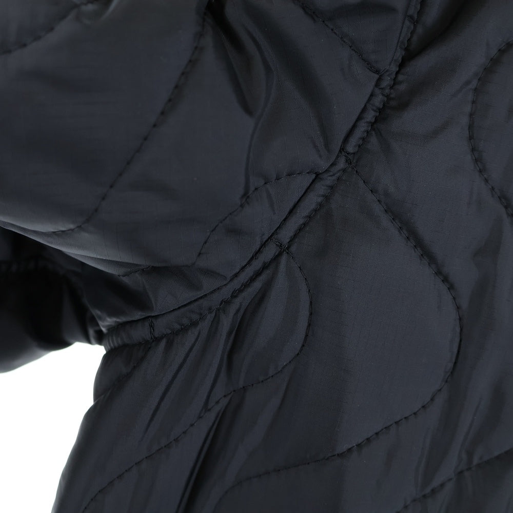 NO BRAND(ノーブランド) KAIKI 23AW ウェーブ キルティング ロング ライナー コート レディース ブラック KA232-QU