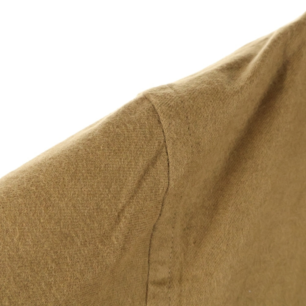 NO BRAND(ノーブランド) NOWHAW ノウハウ 21AW MOOD GOWN コットン ツイル ムード ガウン コート ブラウン P-382-H