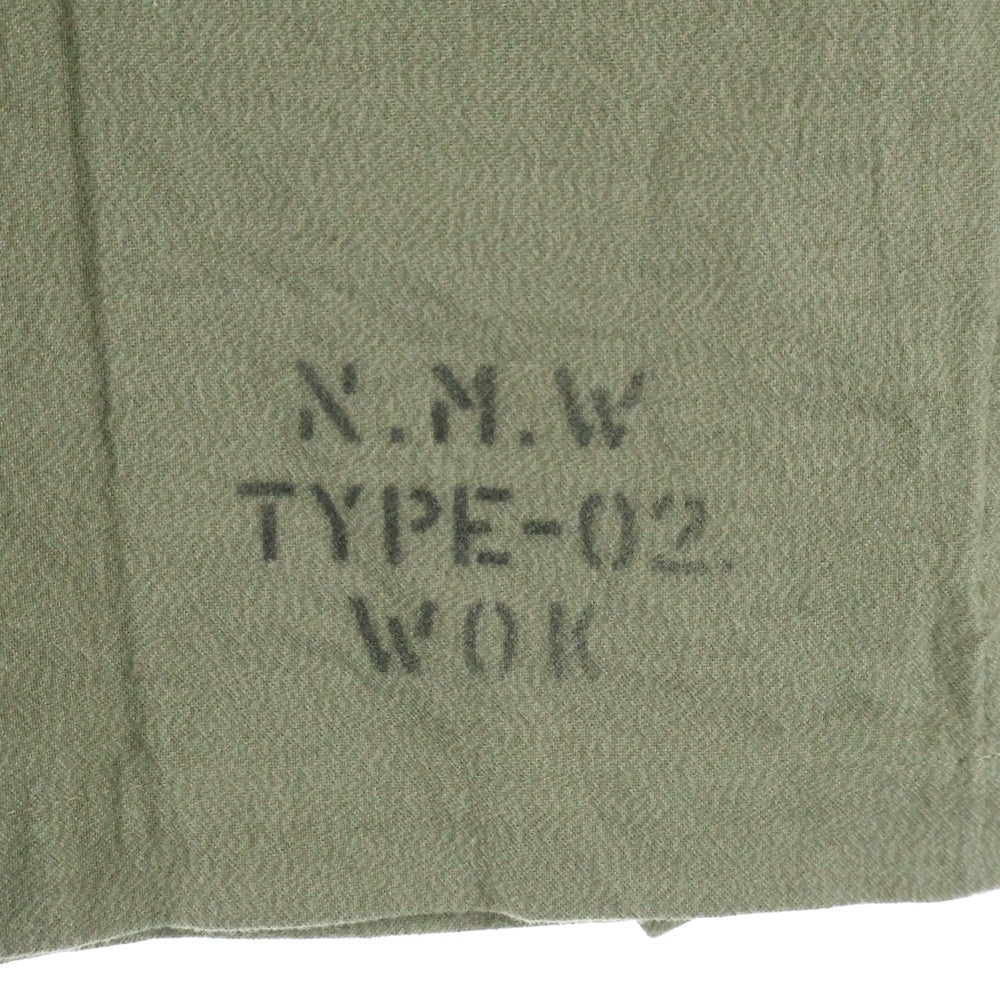 NOWHAW(ノウハウ) 17AW MILITARY WOK PAJAMA ミリタリー ワーク 長袖トップス ジョガー パンツ パジャマ セットアップ カーキ P-S180-H