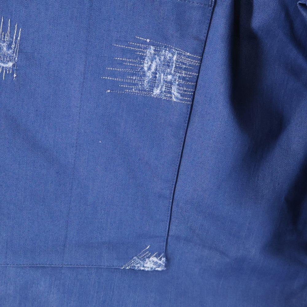 Licht Bestreben(リヒトベシュトレーベン) 25SS COOL MOTION クール モーション ダメージ エンブロイダリー デニム ペイント パンツ トラウザー LB25SS-PT07-DDI